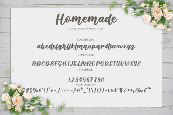 Homemade Font Poster 5