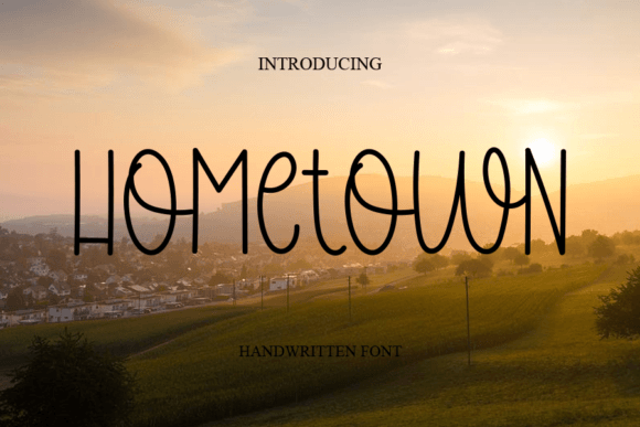 Hometown Font Poster 1