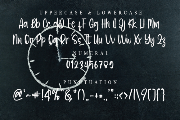 Hoursed Font Poster 4