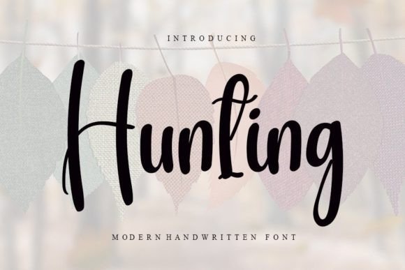 Hunting Font Poster 1