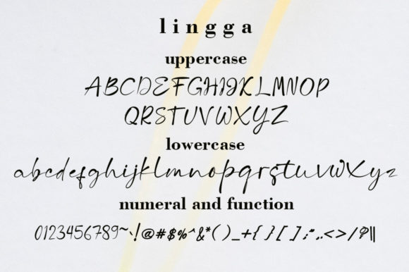 Jingga Font Poster 7