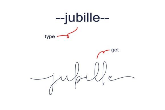 Jubille Font Poster 3