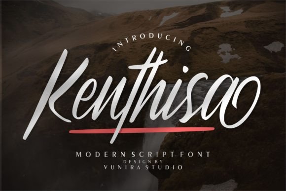 Kenthisa Font Poster 1