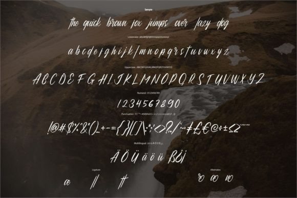 Kenthisa Font Poster 6