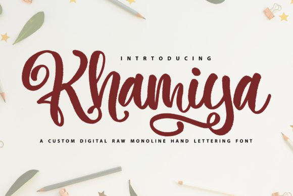 Khamiya Font Poster 1