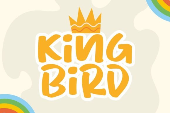 King Bird Font Poster 8