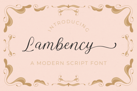 Lambency Font