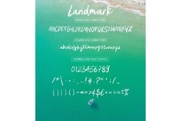 Landmark Font Poster 6