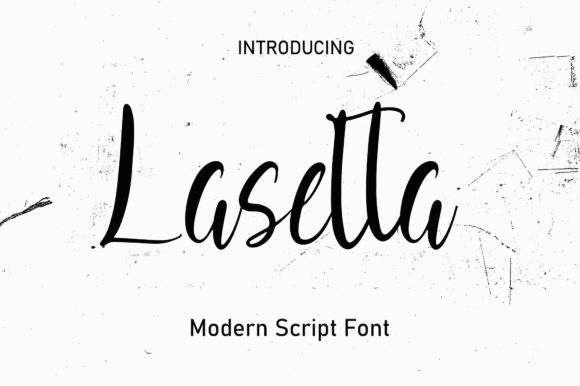 Lasetta Font Poster 1