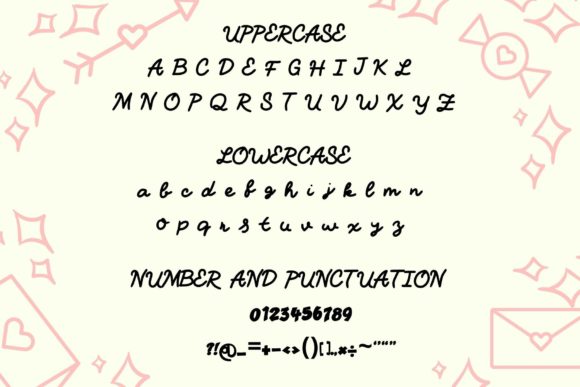 Letter Font Poster 3