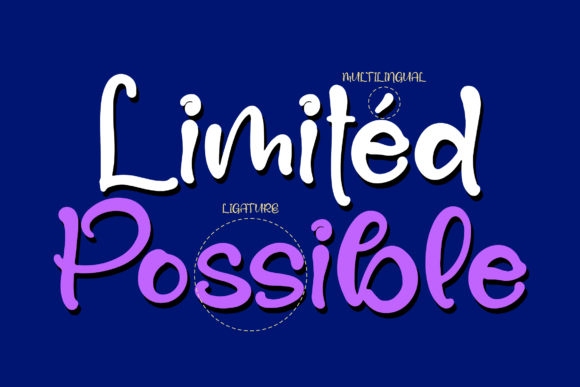 Limitless Possibility Font Poster 12