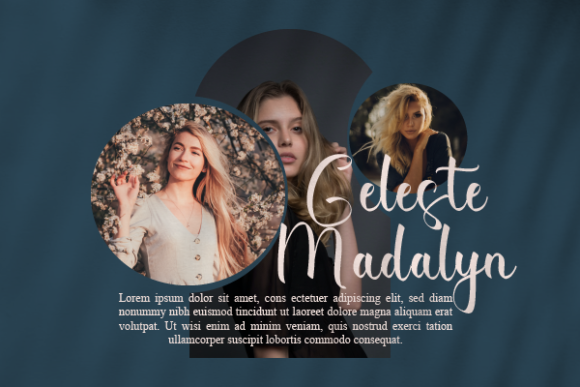 Lindsay Jessica Font Poster 11