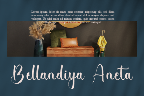 Lindsay Jessica Font Poster 10