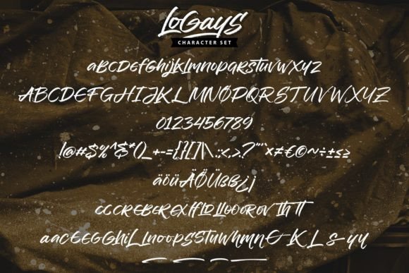 Logays Font Poster 5