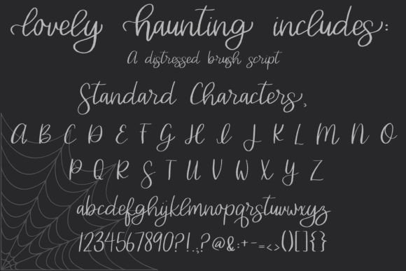 Lovely Haunting Font Poster 5