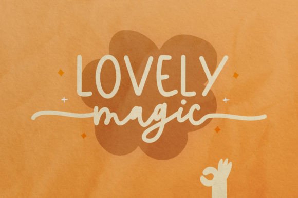 Lovely Magic Font Poster 2