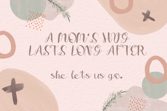 Lovely Mother Style Font Poster 5