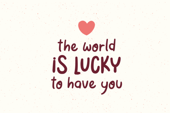 Lucky You Font Poster 2