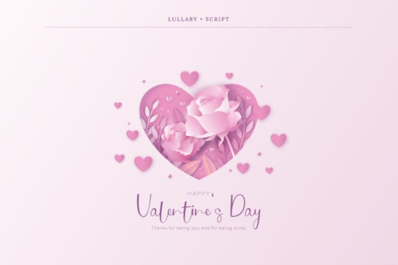 Lullaby Font Poster 7