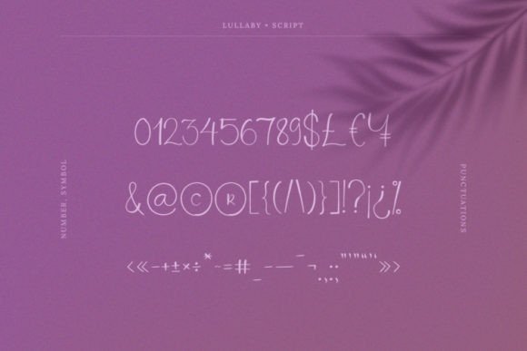Lullaby Font Poster 9