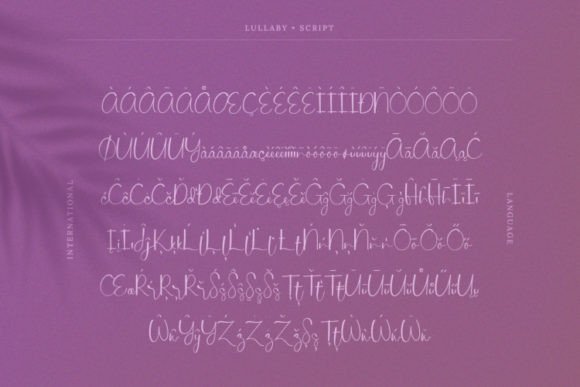 Lullaby Font Poster 10