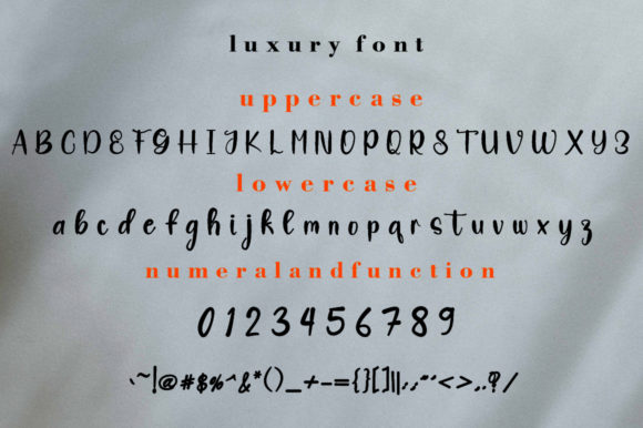 Luxury Font Poster 7