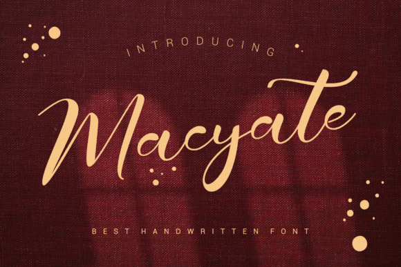 Macyate Font Poster 1