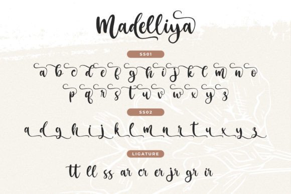 Madelliya Font Poster 4