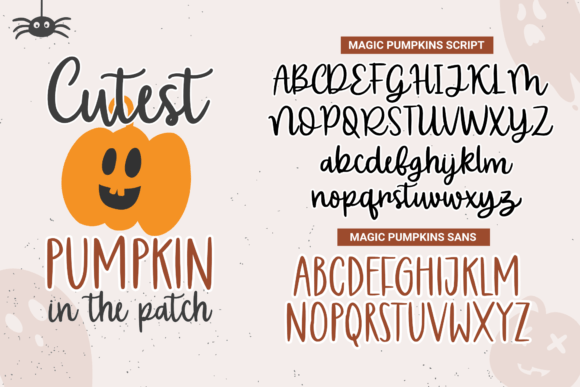 Magic Pumpkins Font Poster 2