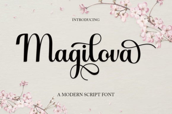 Magilova Font Poster 2