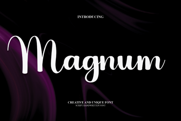 Magnum Font Poster 1