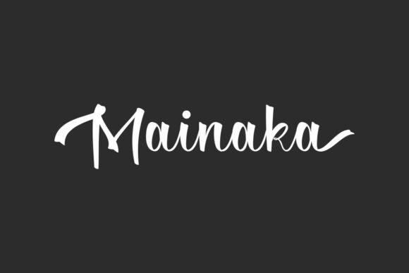 Mainaka Font Poster 1