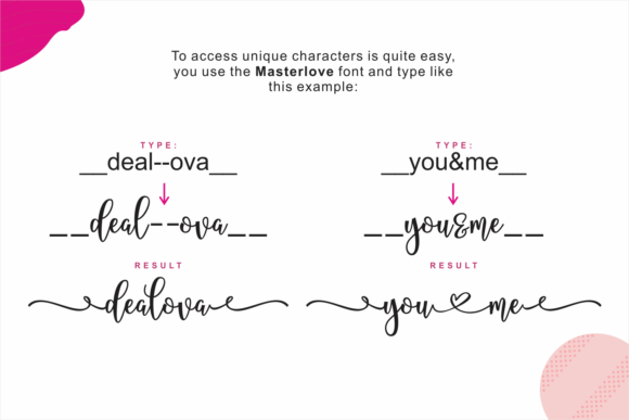 Masterlove Font Poster 9