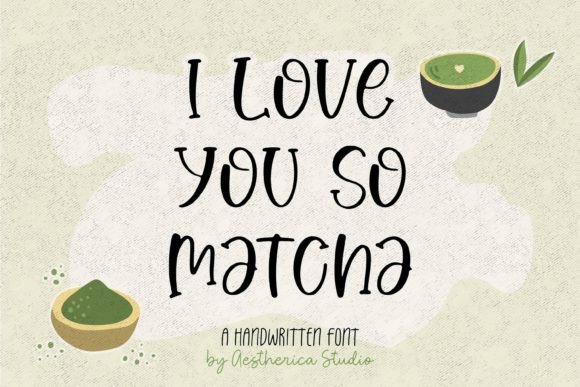 Matcha Font Poster 2