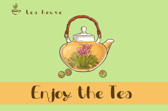 Matcha Green Tea Font Poster 5