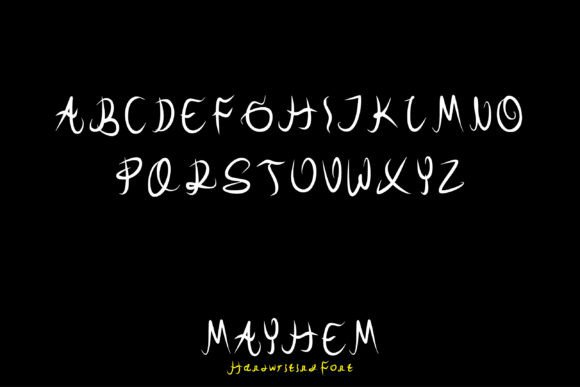 Mayhem Font Poster 2