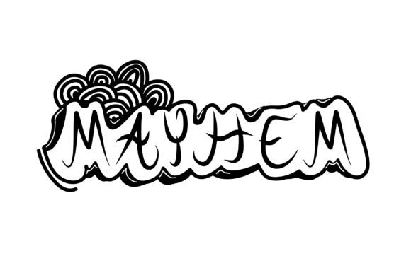 Mayhem Font Poster 4