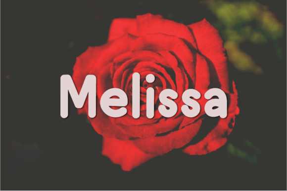 Melissa Font Poster 1