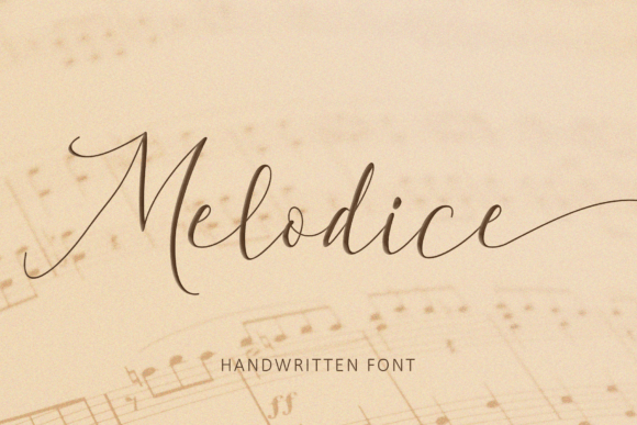 Melodice Font Poster 1