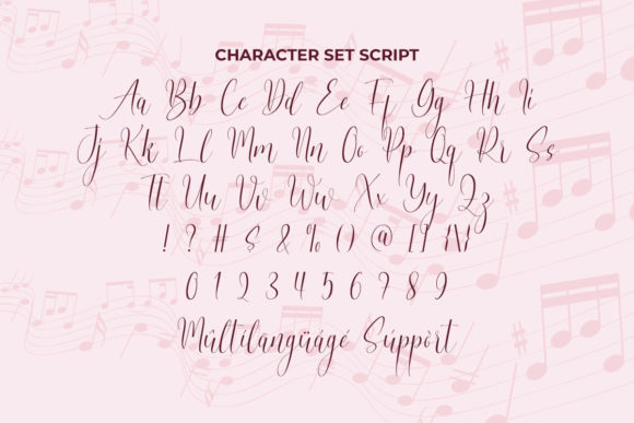 Melody Romantic Font Poster 5