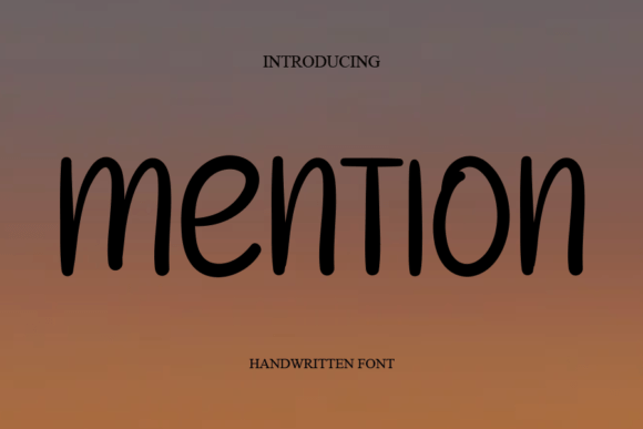 Mention Font