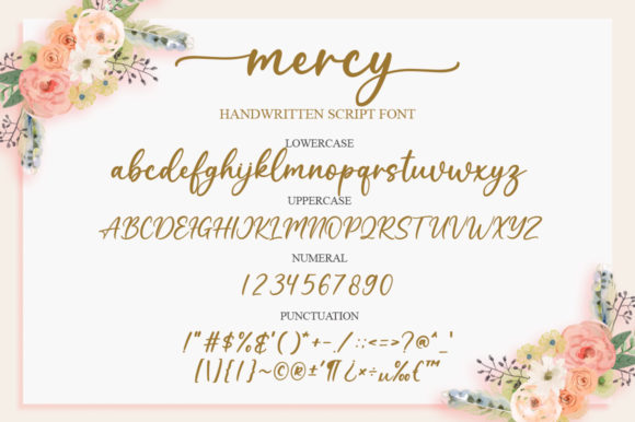 Mercy Font Poster 6