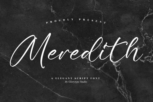 Meredith Font Poster 15