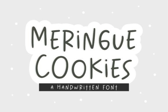 Meringue Cookies Font