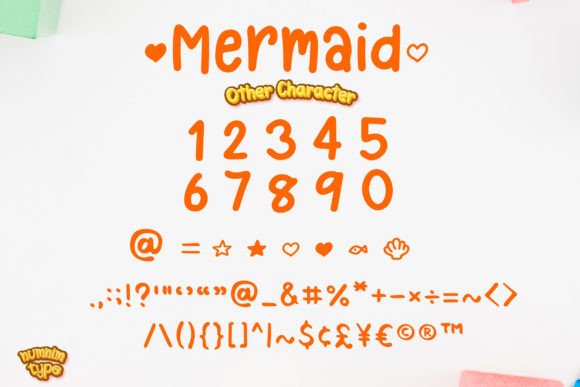Mermaid Font Poster 8