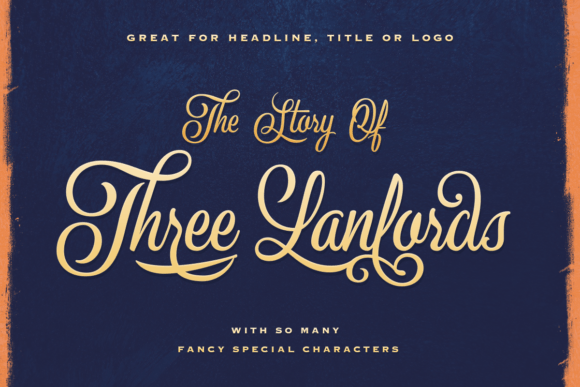 Milford Script Font Poster 7