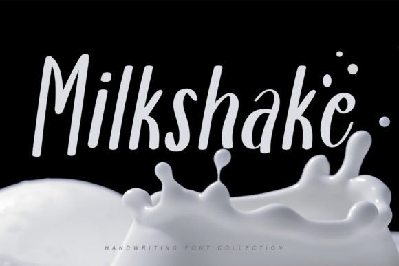 Milkshake Font Poster 1