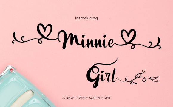 Minnie Font Poster 7