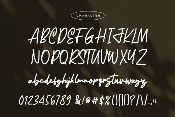 Miracles Signature Font Poster 4