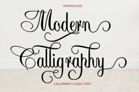 Modern Calligraphy Font - Font Canyon